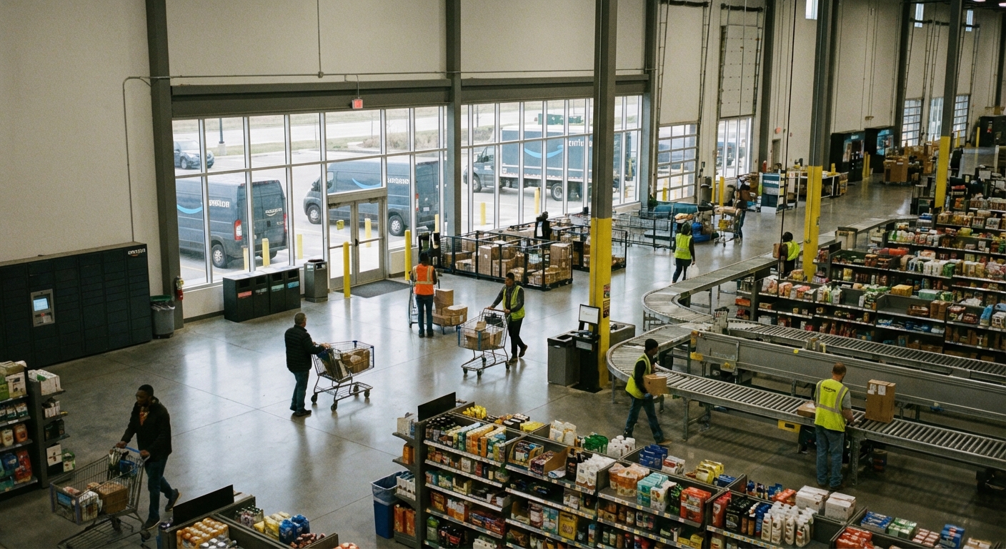 Amazon Rivoluziona il Retail con Ipermercati Ibridi: Un Nuovo Paradigma?