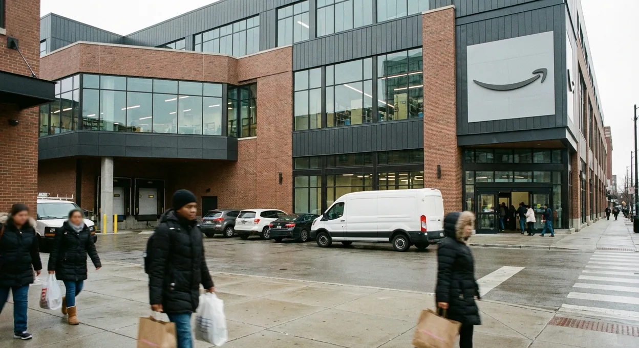 Amazon sfida i supermercati tradizionali con un megastore ibrido a Chicago