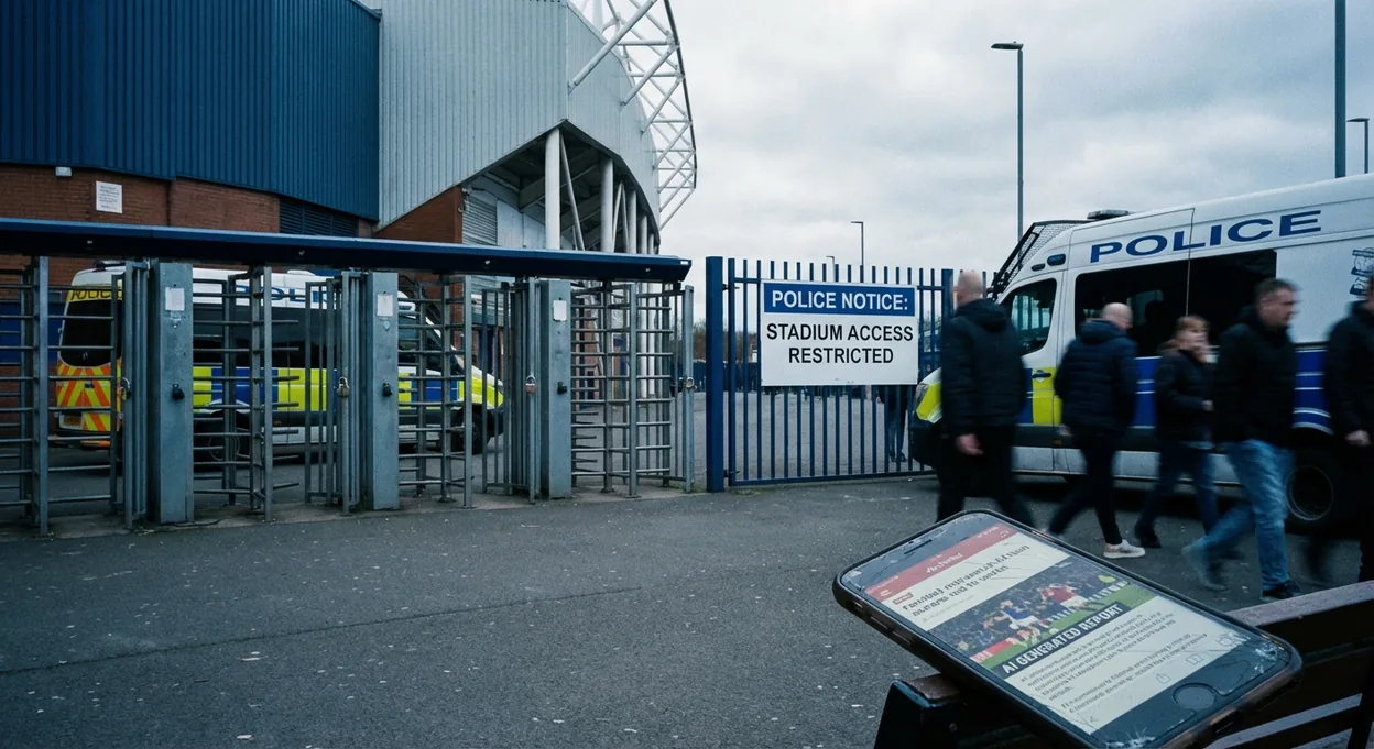 Quando l'ia inventa una partita di calcio: il caso della polizia di West Midlands