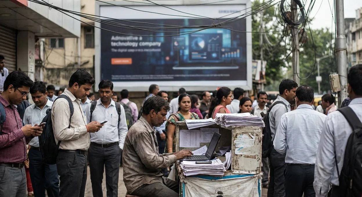 L'India: La Fabbrica di Dati a Basso Costo per l'Addestramento dell'IA