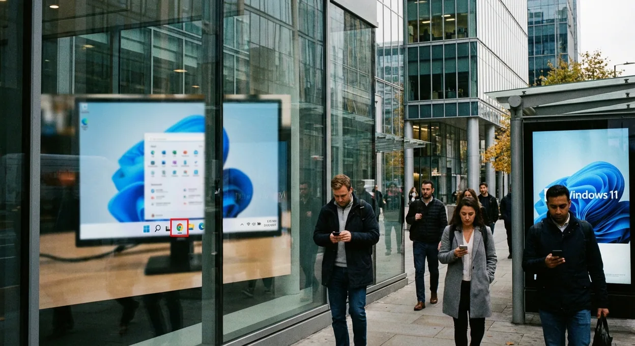 Microsoft smascherata: nello spot di Windows 11 spunta Google Chrome