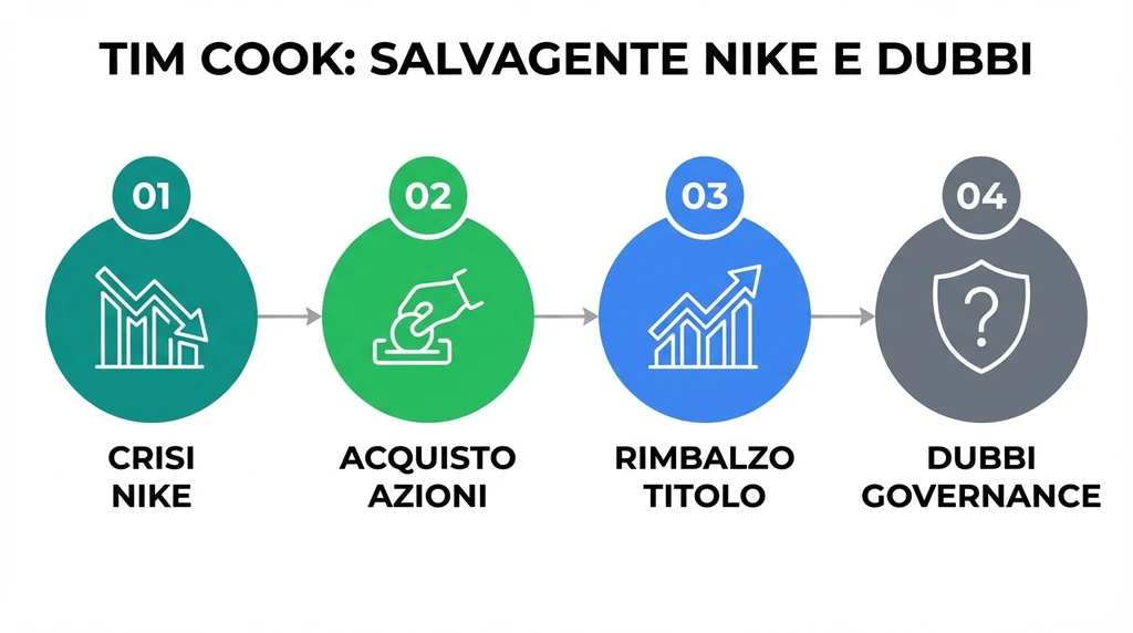 Tim Cook e l'acquisto di azioni Nike: un salvataggio strategico? + Un salvagente da tre milioni (o un segnale di fumo?) | Search Marketing Italia