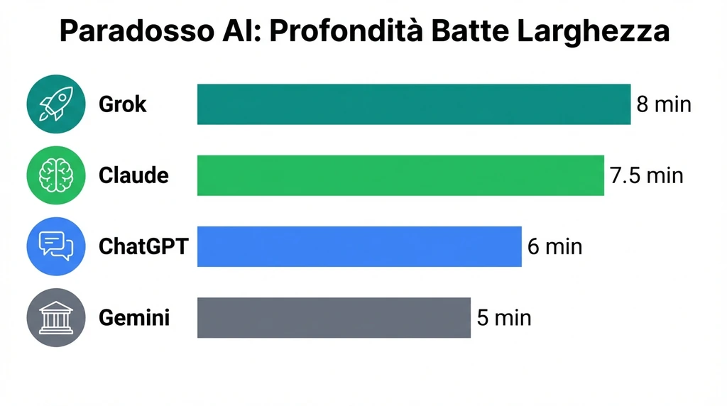 Grok supera ChatGpt: L'ia di X è il nuovo re dell'engagement digitale + Davide, Golia e il paradosso dei numeri | Search Marketing Italia