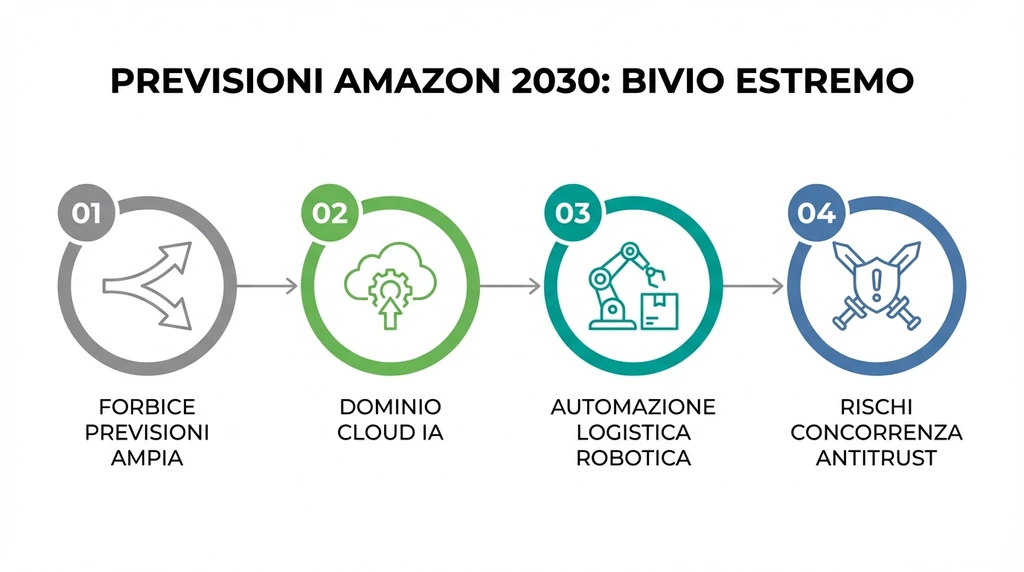 Amazon al bivio nel 2030: trionfo tecnologico o declino? + Il bivio del 2030: tra trionfo e declino | Search Marketing Italia