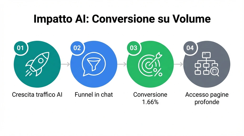 Come l'intelligenza artificiale sta cannibalizzando il traffico web tradizionale + La metrica della verità: conversione contro volume | Search Marketing Italia