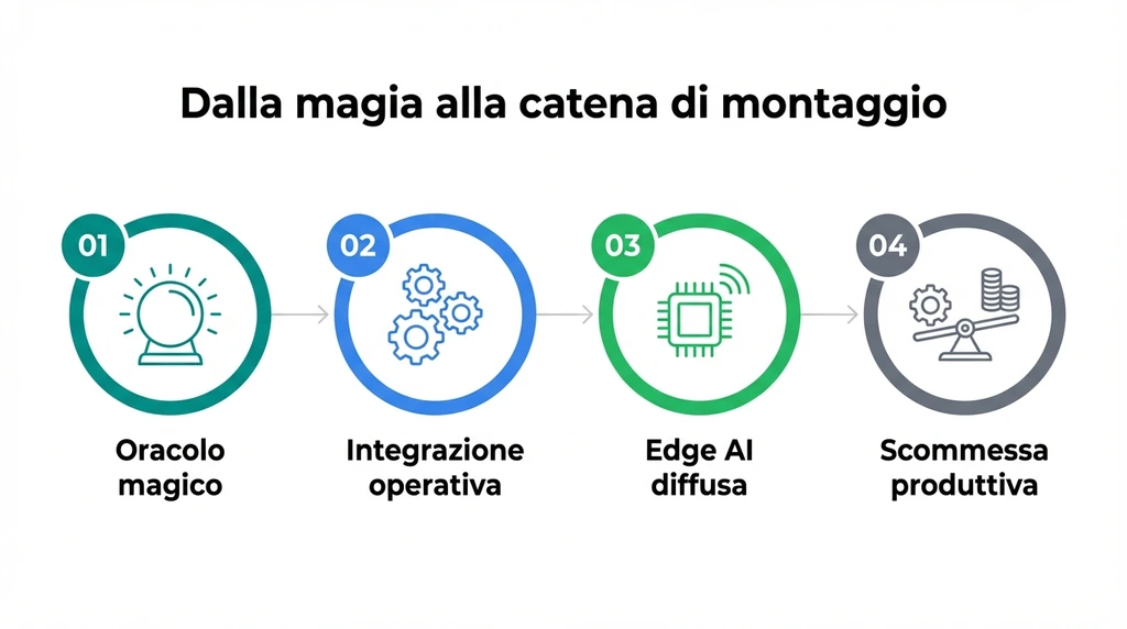 Intelligenza artificiale: dalla magia alla realtà industriale nel 2025 + Dalla magia alla catena di montaggio | Search Marketing Italia