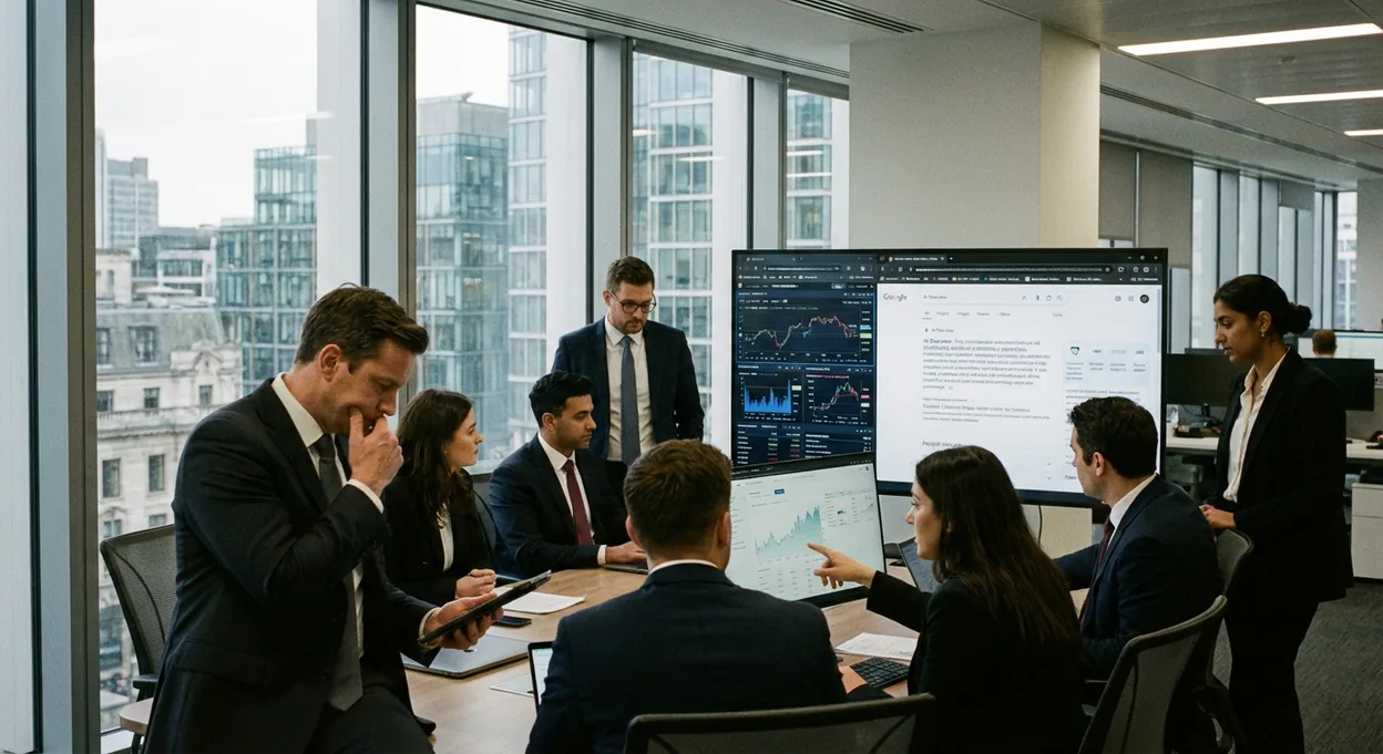 AI Overviews di Google: brand finanziari spinti al paid media