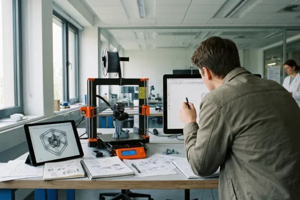 Google Gemini Deep Think: da schizzo a modello 3D stampabile.