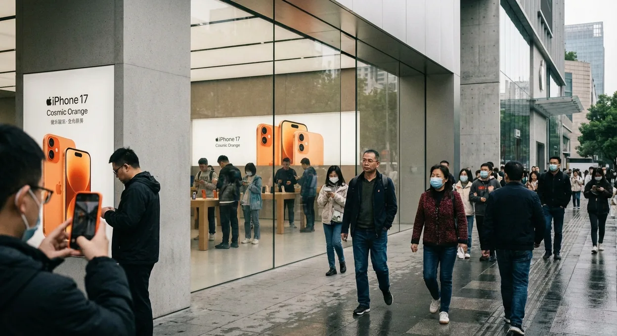 iPhone 17 Cosmic Orange: il colore che ha fatto volare le vendite Apple in Cina
