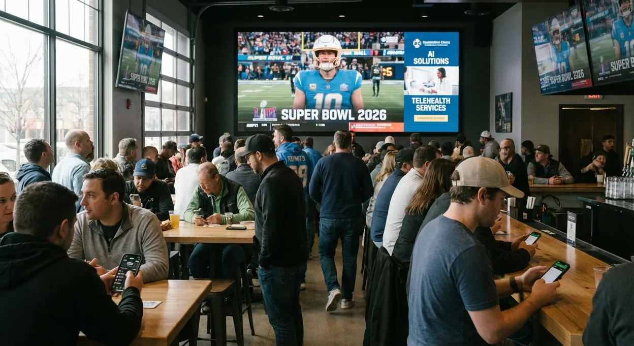 Super Bowl 2026: pubblicità da record, intelligenza artificiale e nuove tendenze
