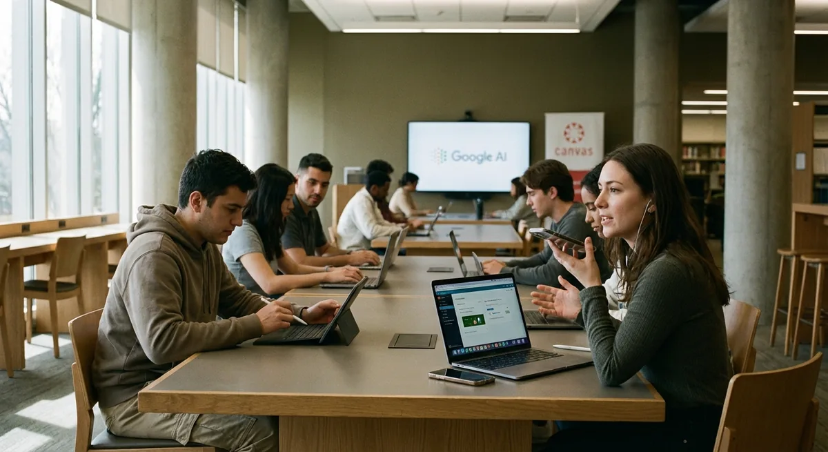Canvas e l'AI di Google: quando la piattaforma educativa diventa un partner intelligente