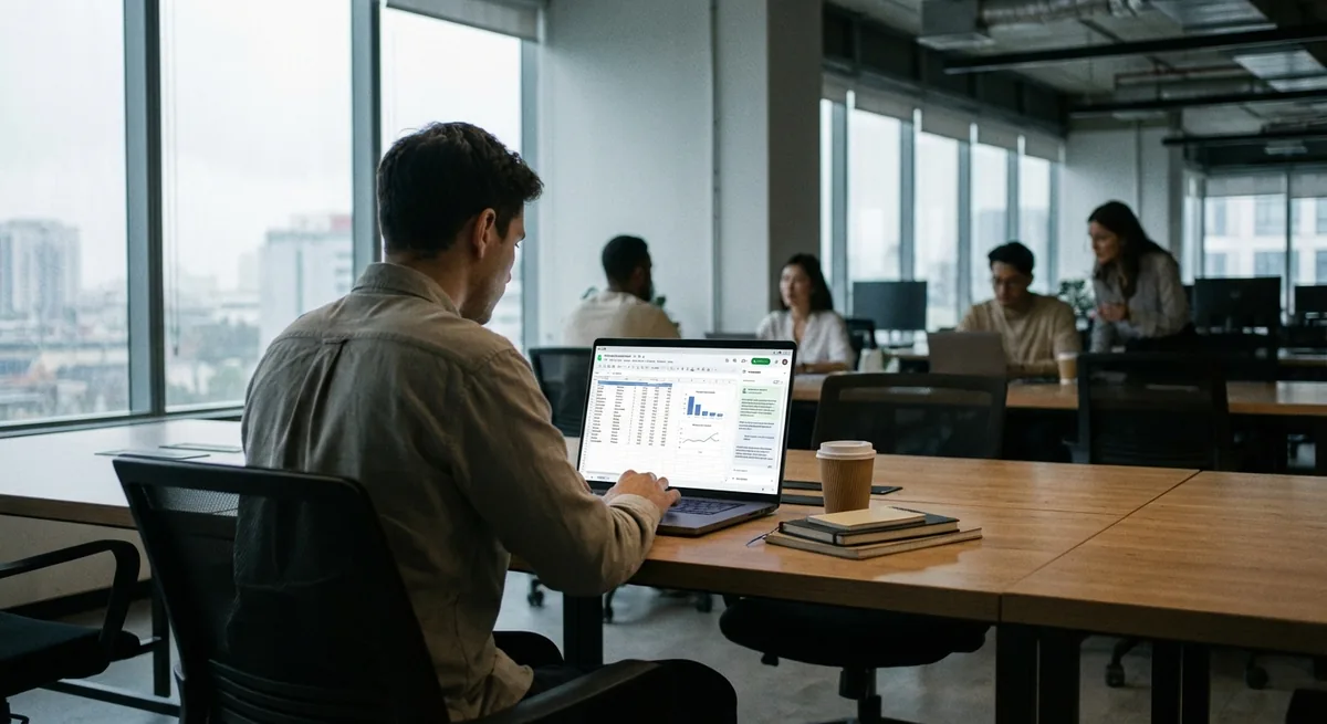 Il tuo nuovo collega risolve il 70% dei problemi di Excel. È un'AI e lavora in Google Sheets