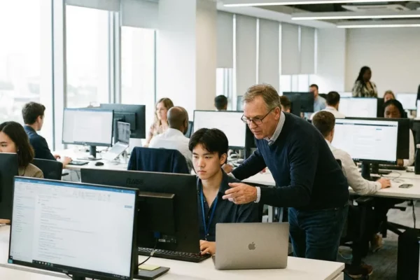 L'IA aumenta la produttivita dei principianti del 34%