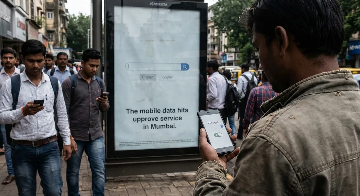 Google ha aggiunto un interruttore per l'hindi in India