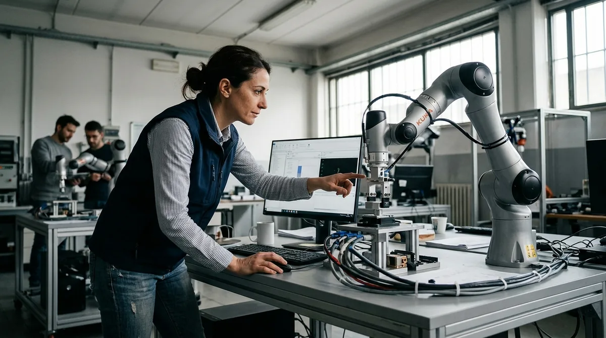 Addestrare un braccio robotico è diventato un click