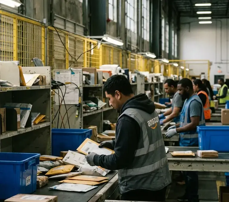 Amazon ha messo un tracker nella posta dei dipendenti