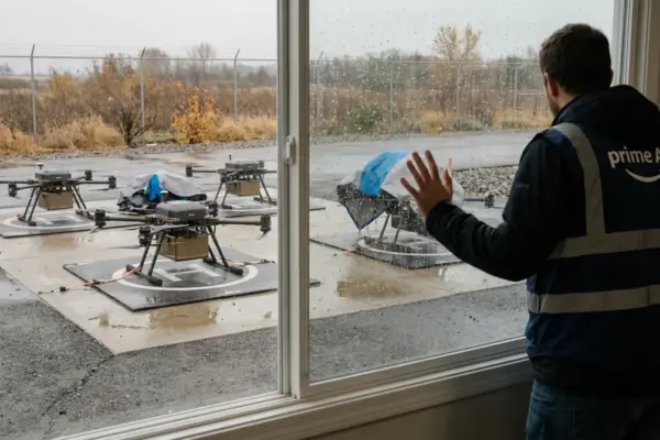Il drone di Amazon ha volato 900 ore per niente