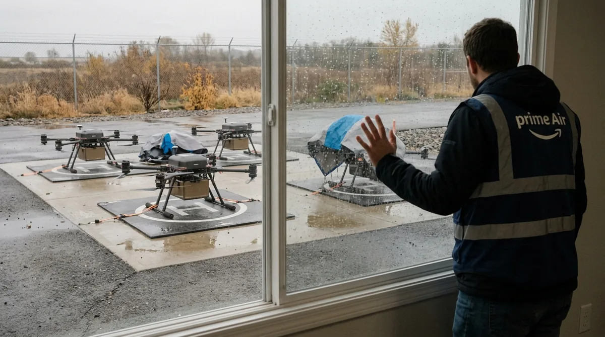 Il drone di Amazon ha volato 900 ore per niente