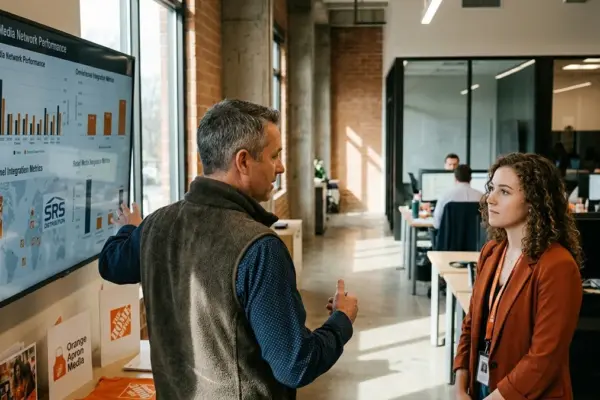 Foster arriva a Orange Apron Media con un compito preciso