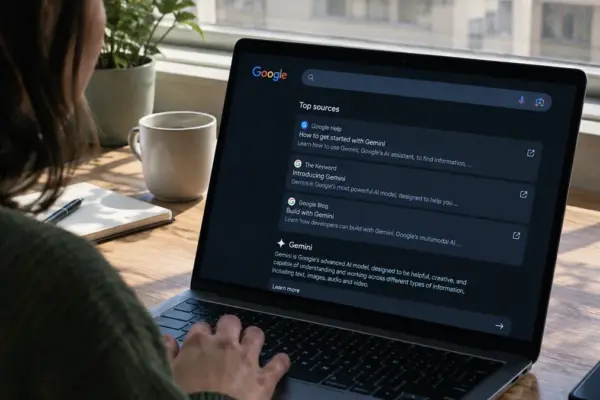 Google ha spostato i link in cima alle risposte AI